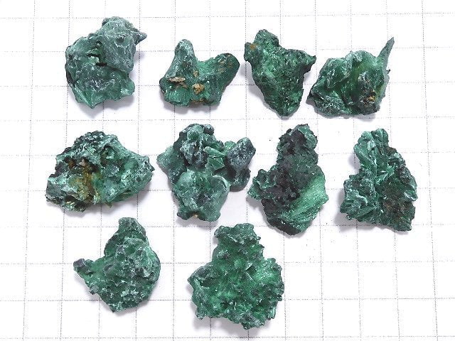 [Video][One of a kind] Malachite Rough Stone 10pcs set NO.3