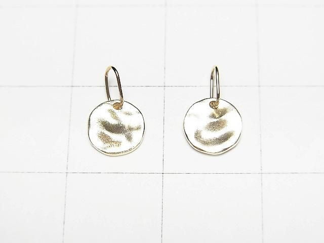 [Video][Japan][K10 Yellow Gold] Hammered Coin Charm 6.4x6.2x0.8mm 1pc
