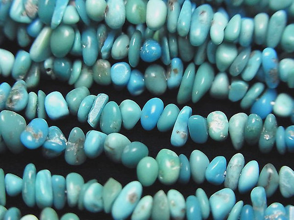 [Video] Kingman Turquoise AA+ Chips (Small Nugget) half or 1strand beads (aprx.33inch/82cm)