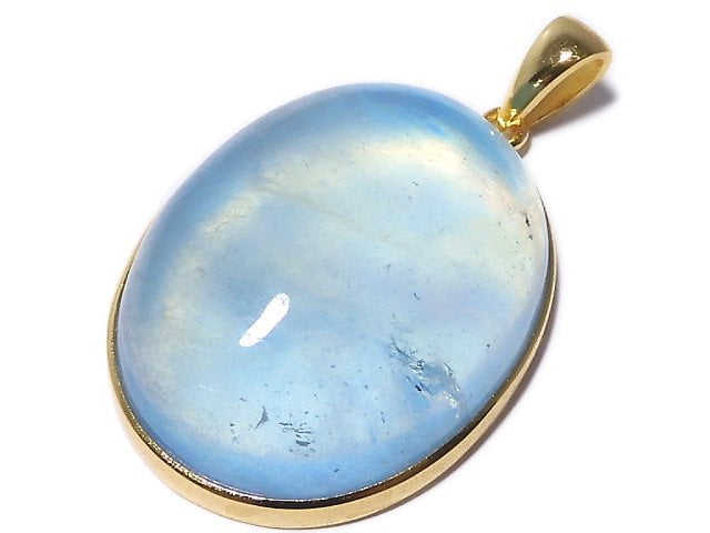 [Video][One of a kind] Aquamarine AA++ Pendant 18KGP NO.10