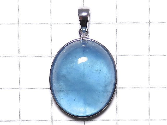 [Video][One of a kind] Aquamarine AA++ Pendant Silver925 NO.11