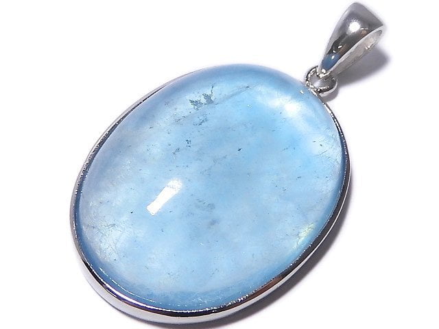 [Video][One of a kind] Aquamarine AA++ Pendant Silver925 NO.12