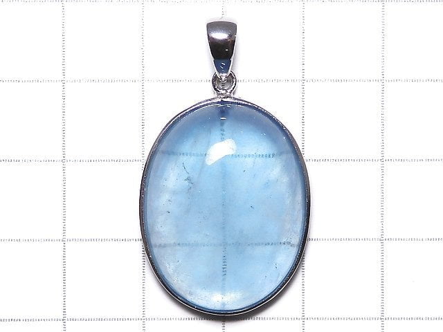 [Video][One of a kind] Aquamarine AA++ Pendant Silver925 NO.12