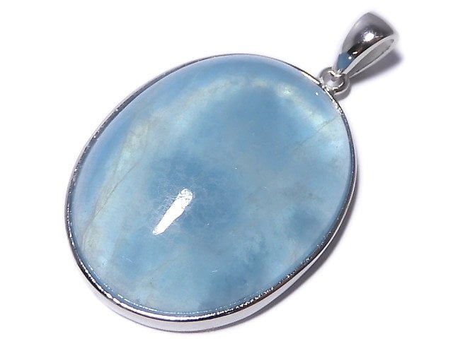 [Video][One of a kind] Aquamarine AA++ Pendant Silver925 NO.18