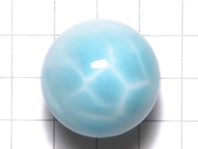 [Video][One of a kind] Larimar Pectolite AAA Sphere, Round 25.5mm 1pc NO.101