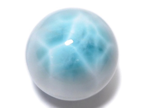 [Video][One of a kind] Larimar Pectolite AAA Sphere, Round 26mm 1pc NO.103