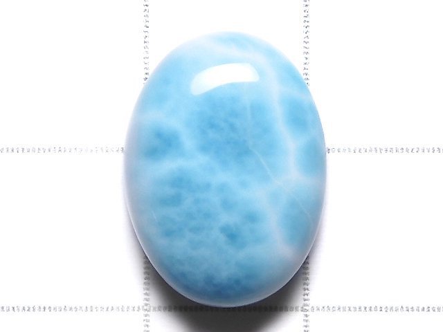 [Video][One of a kind] Larimar Pectolite AAA- Cabochon 1pc NO.706