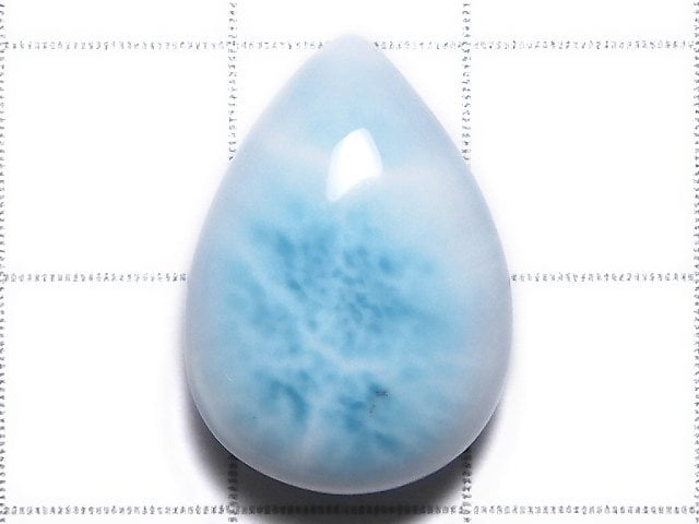 [Video][One of a kind] Larimar Pectolite AAA- Cabochon 1pc NO.709