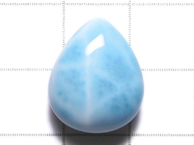 [Video][One of a kind] Larimar Pectolite AAA- Cabochon 1pc NO.712