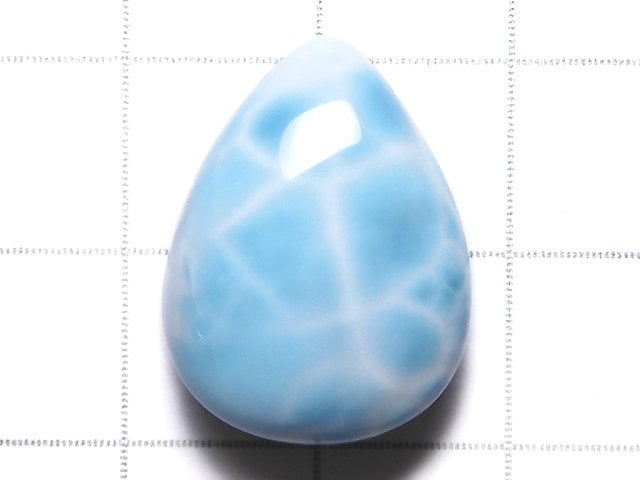 [Video][One of a kind] Larimar Pectolite AAA- Cabochon 1pc NO.717