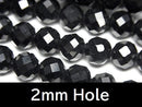 [Video]High Quality! Onyx 64Faceted Round 8mm [2mm hole] 1strand beads (aprx.14inch/35cm)