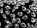 [Video]High Quality White Topaz AAA Loose stone Pear shape Faceted 7x5mm 5pcs