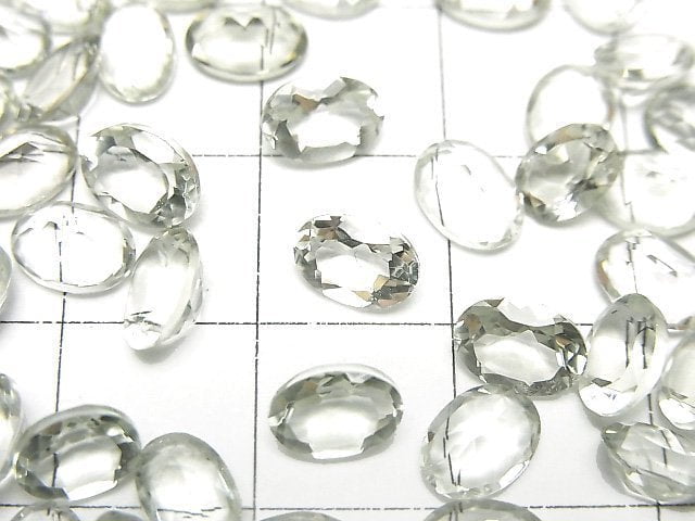 [Video]High Quality Green Amethyst AAA Loose stone Oval Faceted 7x5mm 5pcs