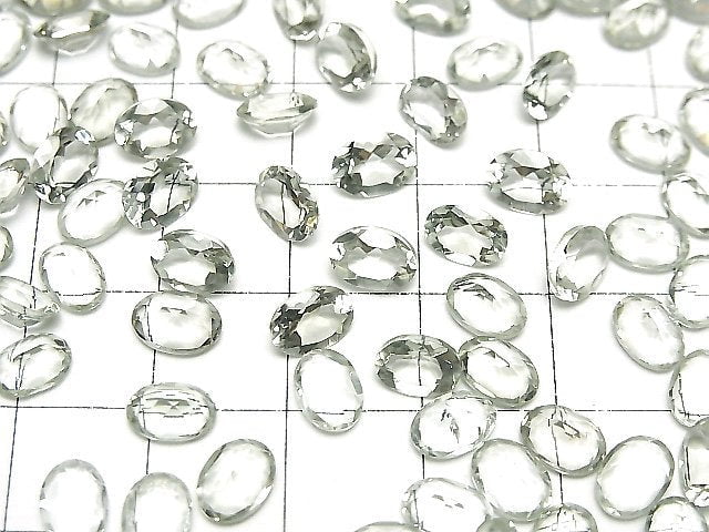 [Video]High Quality Green Amethyst AAA Loose stone Oval Faceted 7x5mm 5pcs