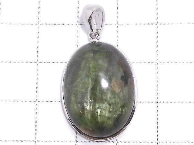 [Video][One of a kind] Chrome Diopside Pendant Silver925 NO.3