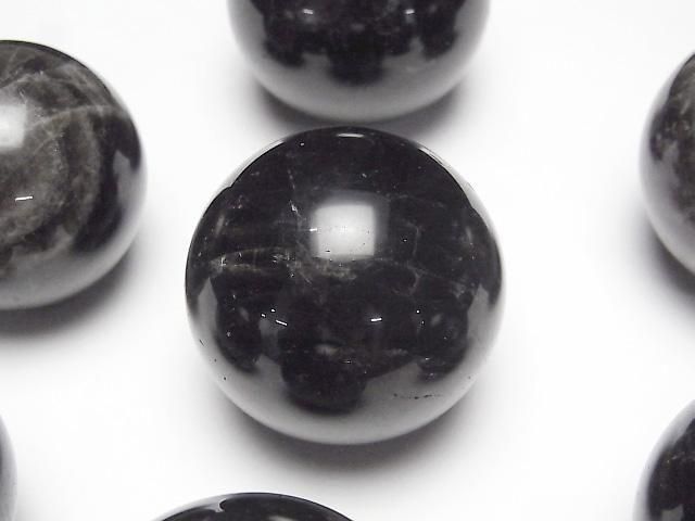 [Video] Morion Crystal Quartz AA+ Sphere, Round 37mm-43mm 1pc