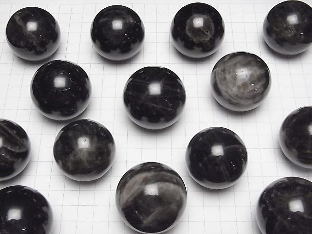 [Video] Morion Crystal Quartz AA+ Sphere, Round 37mm-43mm 1pc