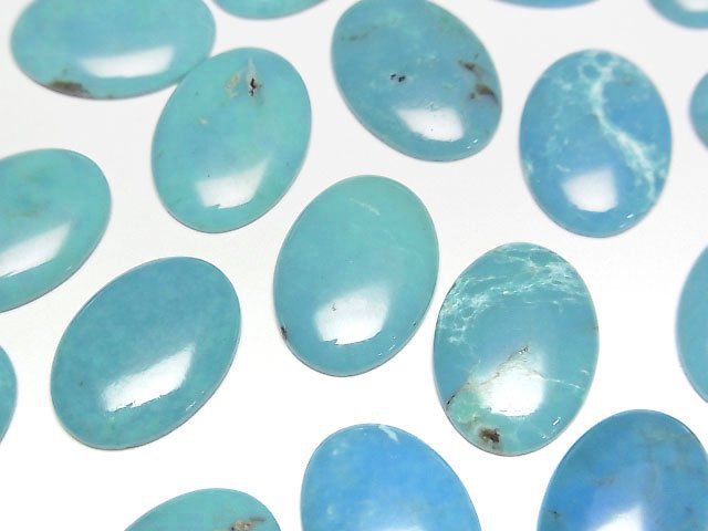 [Video]Turquoise AAA- Oval Cabochon 14x10mm 3pcs