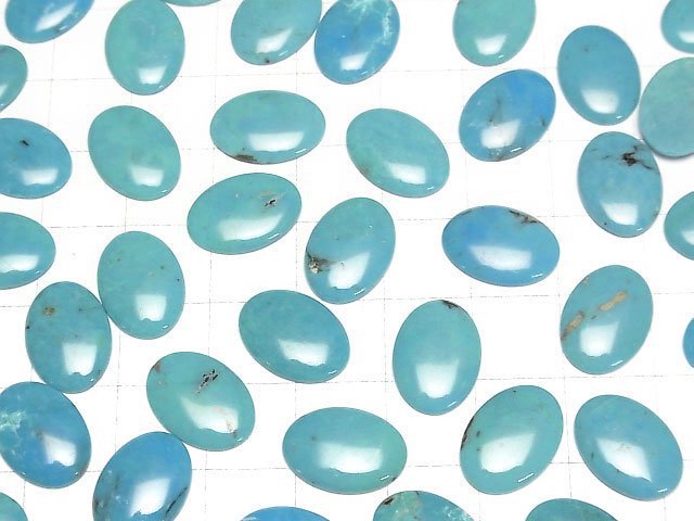 [Video]Turquoise AAA- Oval Cabochon 14x10mm 3pcs