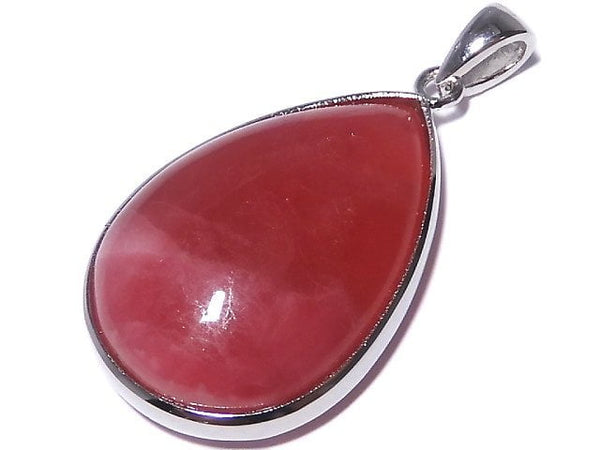 [Video][One of a kind] Rhodonite AAA Pendant Silver925 NO.3