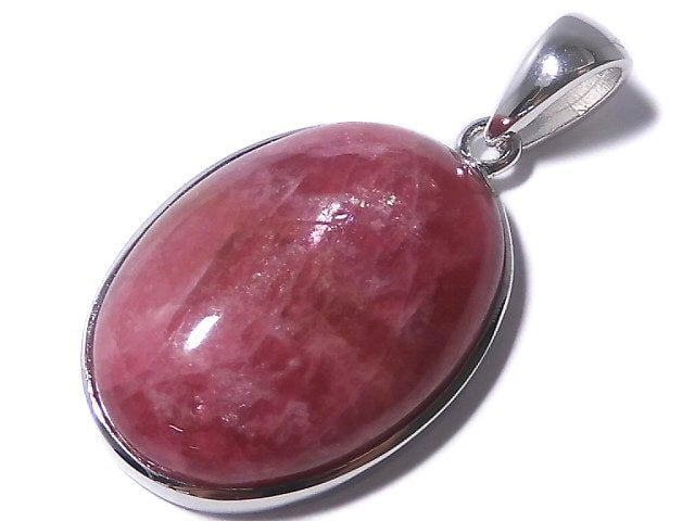 [Video][One of a kind] Rhodonite AAA Pendant Silver925 NO.4