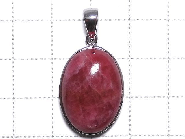 [Video][One of a kind] Rhodonite AAA Pendant Silver925 NO.4