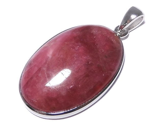 [Video][One of a kind] Rhodonite AAA Pendant Silver925 NO.6