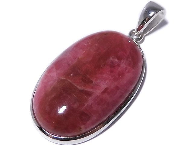 [Video][One of a kind] Rhodonite AAA Pendant Silver925 NO.8