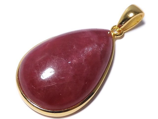 [Video][One of a kind] Rhodonite AAA Pendant 18KGP NO.16