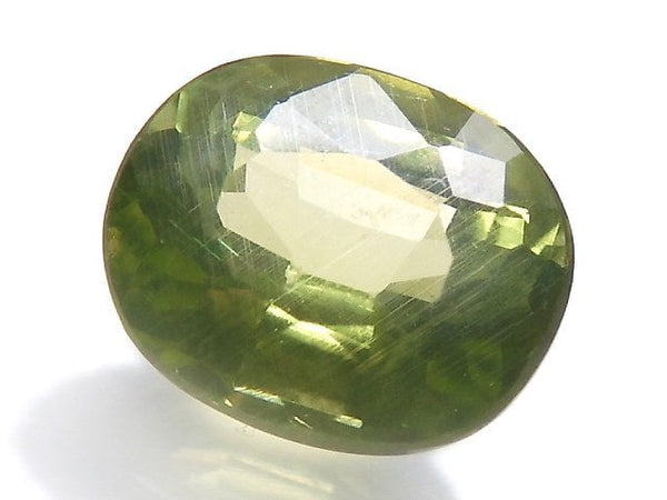 [Video][One of a kind] High Quality Green Enstatite Loose stone Faceted 1pc NO.44