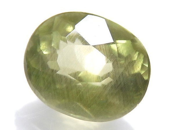 [Video][One of a kind] High Quality Green Enstatite Loose stone Faceted 1pc NO.45