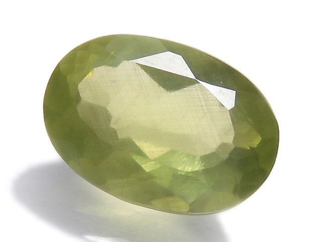 [Video][One of a kind] High Quality Green Enstatite Loose stone Faceted 1pc NO.46