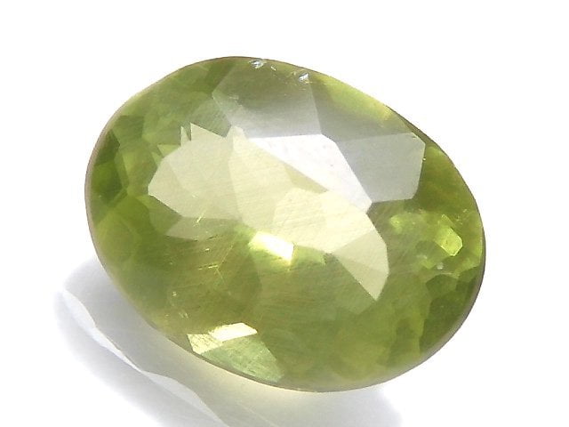 [Video][One of a kind] High Quality Green Enstatite Loose stone Faceted 1pc NO.48