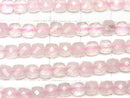 [Video] High Quality! Rose Quartz AA++ Cube Shape 4x4x4mm 1strand beads (aprx.15inch/37cm)