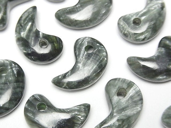 [Video] Seraphinite AAA Comma Shaped Bead 20x13mm 1pc