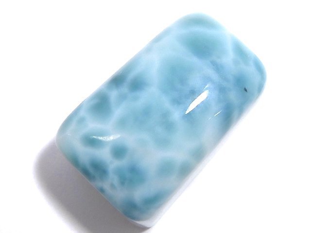 [Video][One of a kind] Larimar Pectolite AAA- Cabochon 1pc NO.607