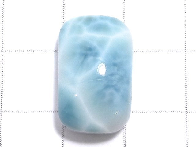 [Video][One of a kind] Larimar Pectolite AAA- Cabochon 1pc NO.609