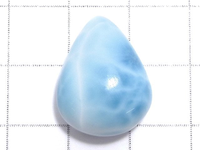 [Video][One of a kind] Larimar Pectolite AAA- Cabochon 1pc NO.611