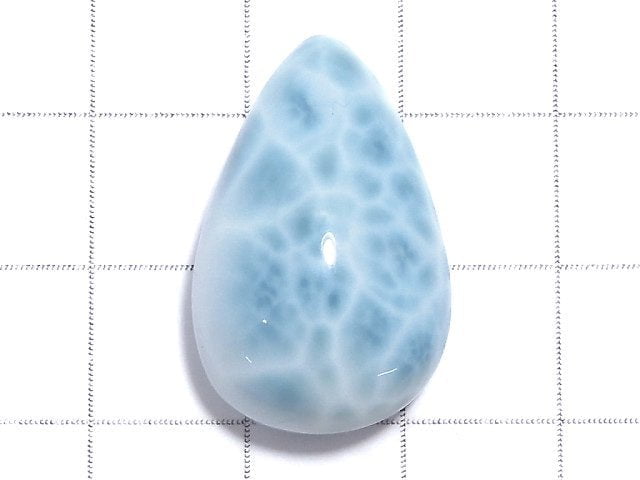 [Video][One of a kind] Larimar Pectolite AAA- Cabochon 1pc NO.615