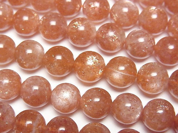 [Video]Sunstone AAA- Round 8mm 1/4 or 1strand beads (aprx.15inch/38cm)