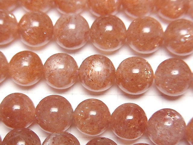 [Video]Sunstone AAA- Round 8mm 1/4 or 1strand beads (aprx.15inch/38cm)