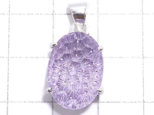 [Video][One of a kind] High Quality Amethyst AAA Pendant Silver925 NO.24