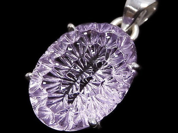 [Video][One of a kind] High Quality Amethyst AAA Pendant Silver925 NO.25