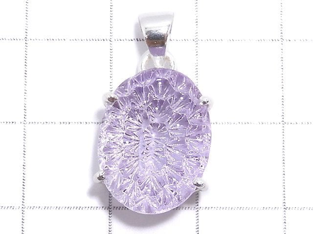 [Video][One of a kind] High Quality Amethyst AAA Pendant Silver925 NO.25