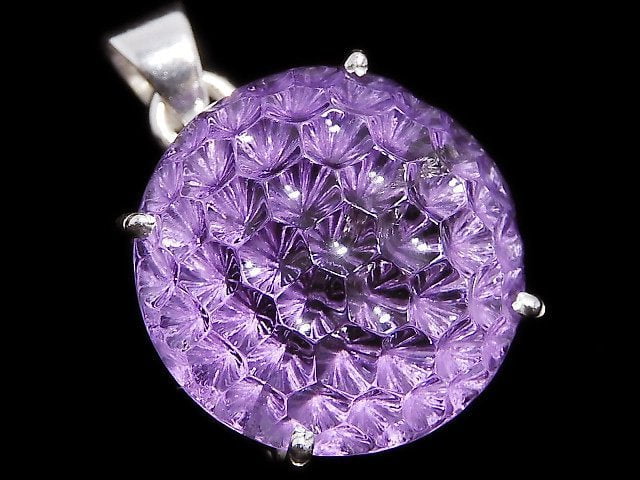 [Video][One of a kind] High Quality Amethyst AAA Pendant Silver925 NO.26