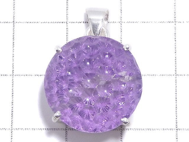 [Video][One of a kind] High Quality Amethyst AAA Pendant Silver925 NO.26