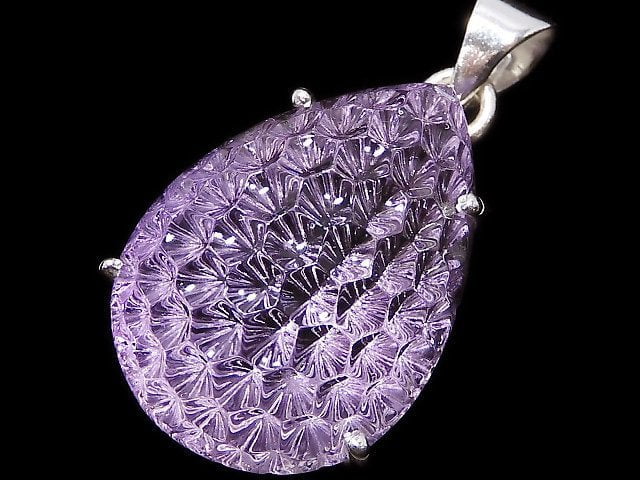 [Video][One of a kind] High Quality Amethyst AAA Pendant Silver925 NO.29