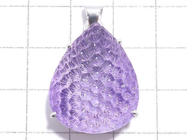 [Video][One of a kind] High Quality Amethyst AAA Pendant Silver925 NO.30