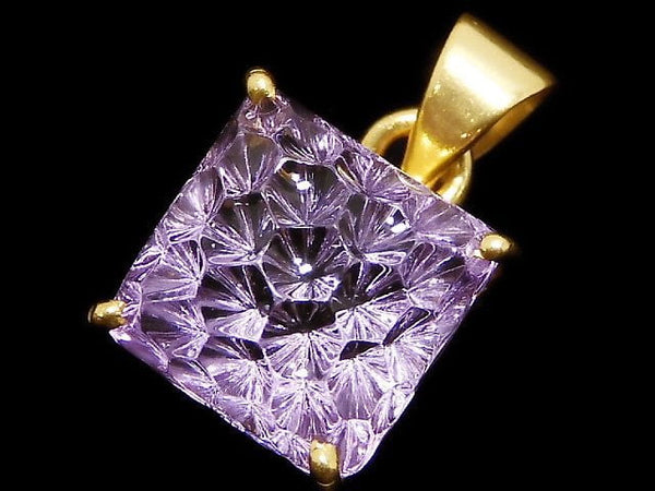 [Video][One of a kind] High Quality Amethyst AAA Pendant 18KGP NO.31