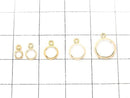 [Video]14KGF Charm Frame (Bezel) Round Faceted [3mm][4mm][5mm][6mm][8mm] 1pc